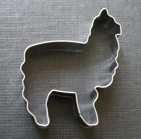Cookie cutter alpaca mini