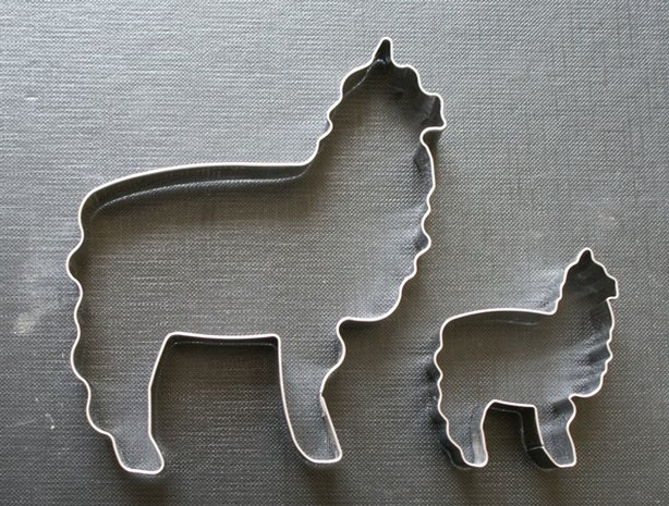 Cookie cutter alpaca mini